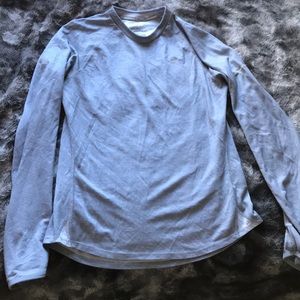 Nike dri-fit long sleeve women’s athletic shirt